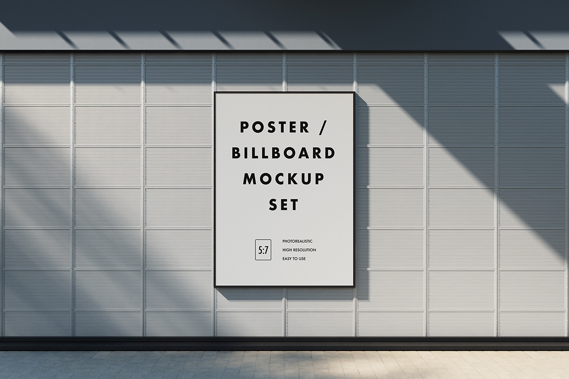 Poster / Billboard Mockup Set