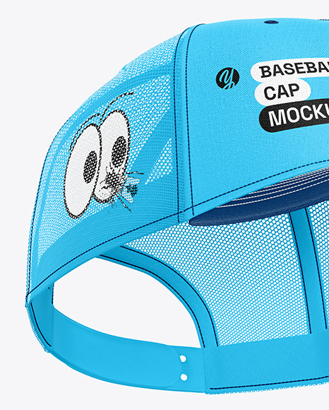 Baseball Cap Mockup - Bottom View