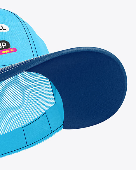 Baseball Cap Mockup - Bottom View