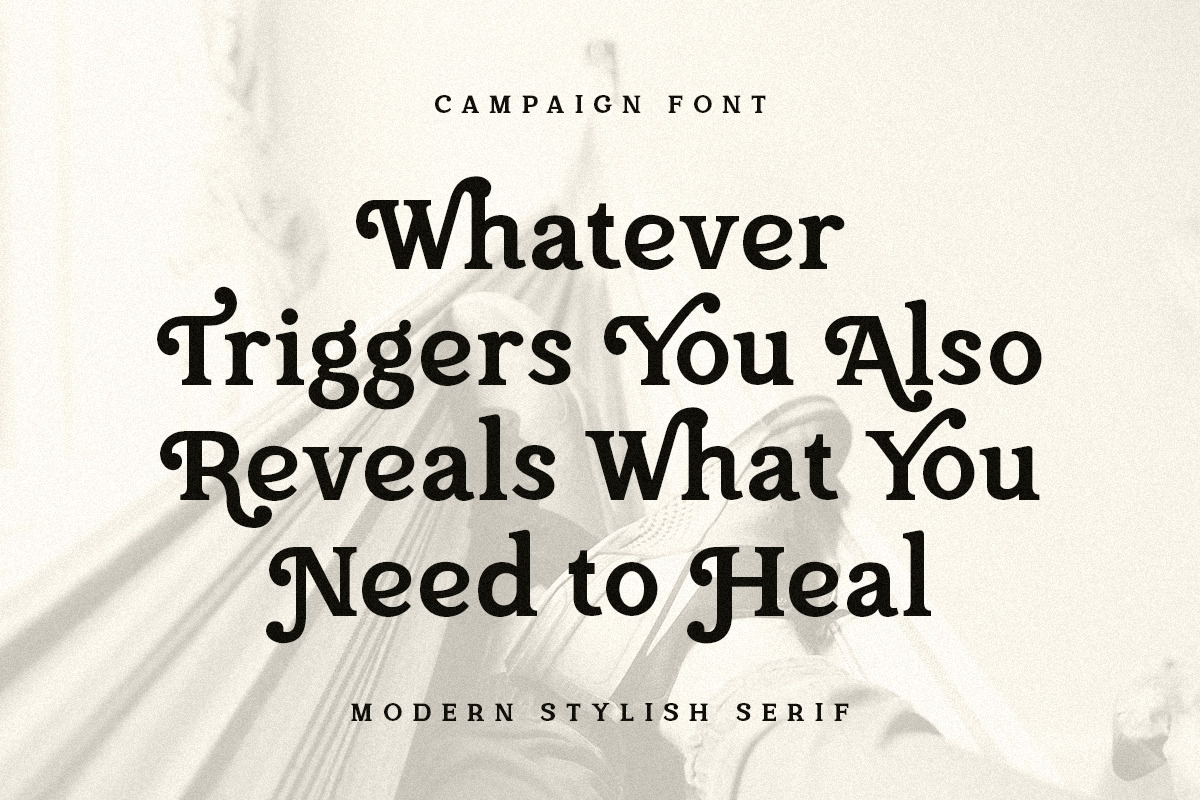 Campaign Serif - Modern Stylish Font Campaign Serif - Modern Stylish Font