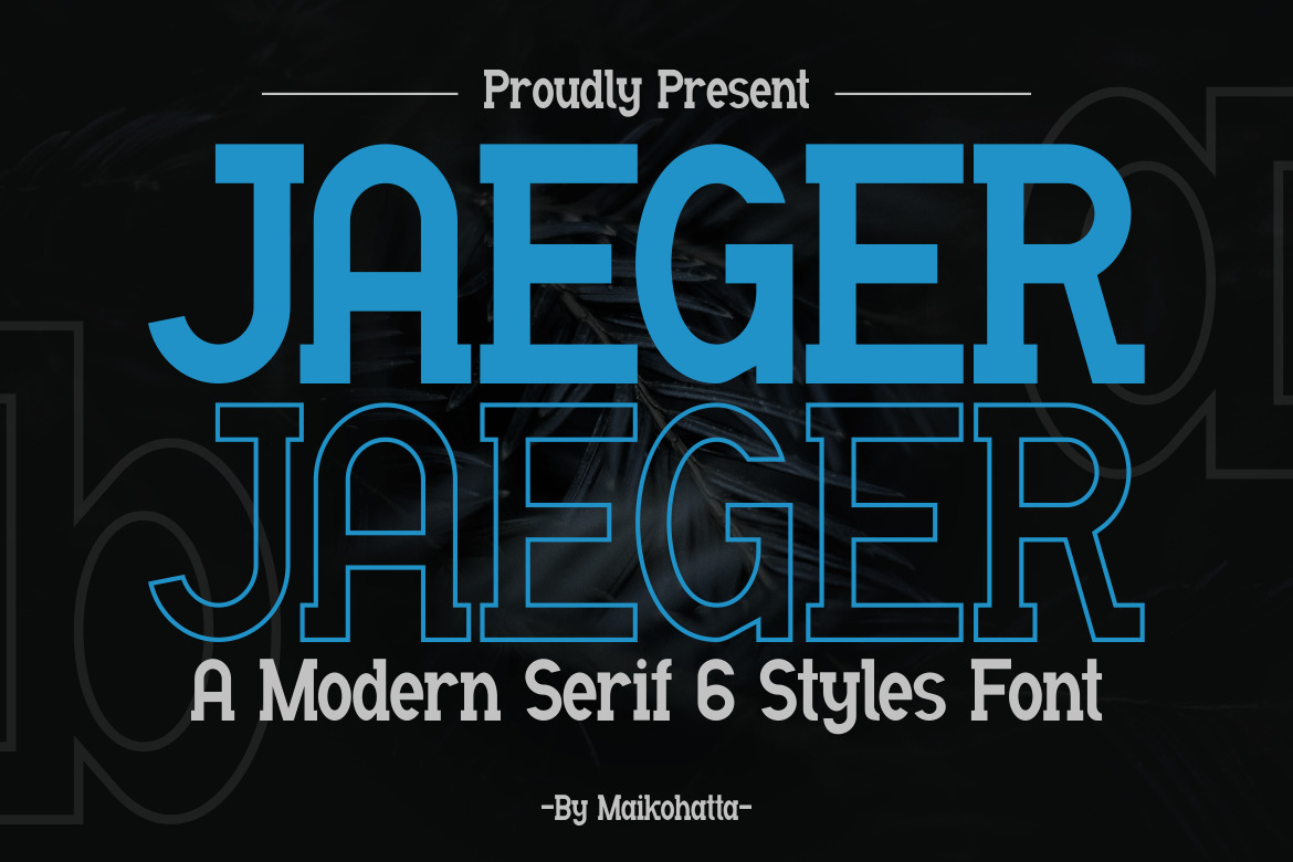 Jaeger - Modern Serif Font Family Jaeger - Modern Serif Font Family
