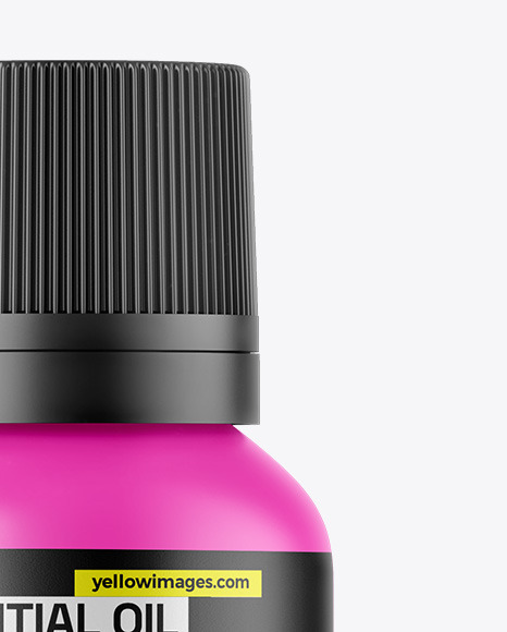 Matte Essential Oil Bottle Mockup