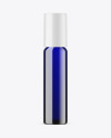 Blue Glass Essential Oil Bottle Mockup