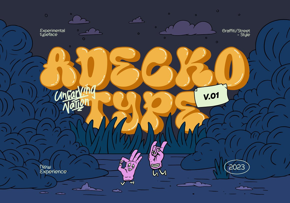 Graffiti Display Font Adecko Graffiti Display Font Adecko