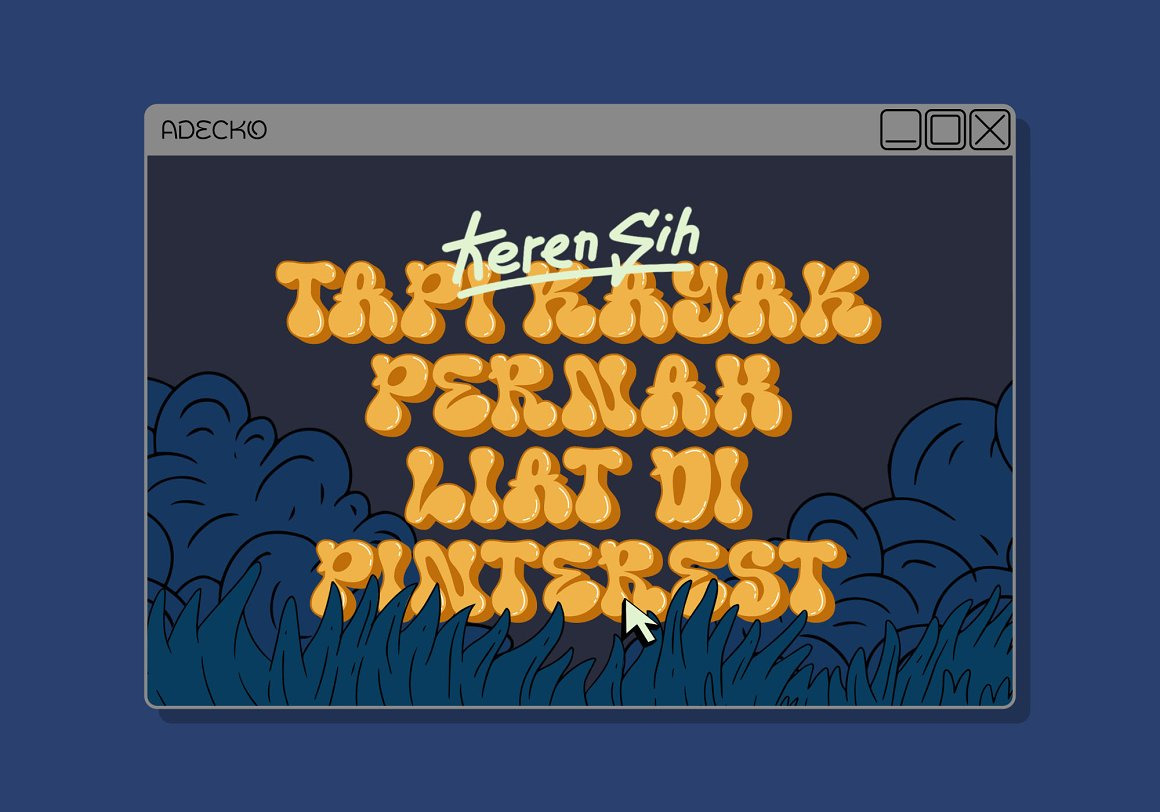 Graffiti Display Font Adecko