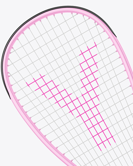 Matte Squash Rackets & Balls Mockup