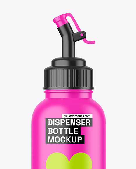 Matte Oil Dispenser Bottle Mockup