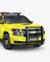 Police SUV Mockup - Half Side View