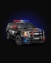 Police SUV Mockup - Half Side View