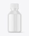 Glossy Syrup Bottle Mockup Glossy Syrup Bottle Mockup