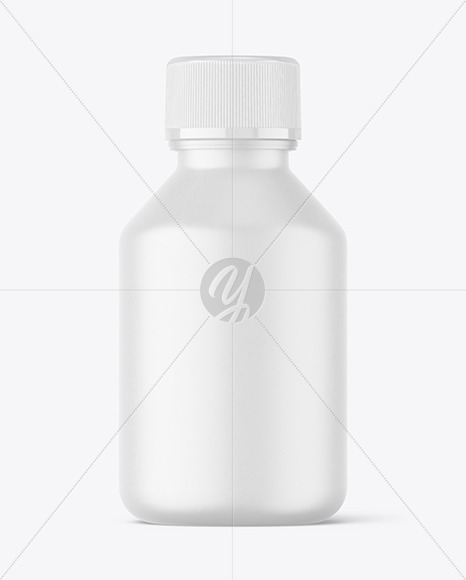 Matte Syrup Bottle Mockup