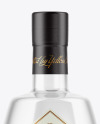 Clear Glass Vodka Bottle Mockup