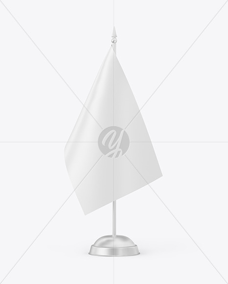 Desk Flag Mockup