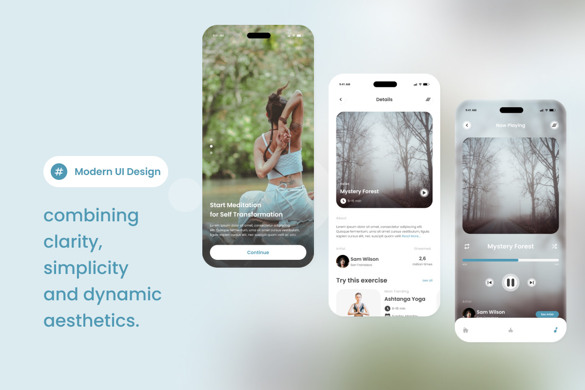 Sirene - Meditation Mobile App Sirene - Meditation Mobile App
