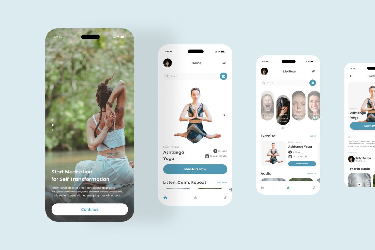 Sirene - Meditation Mobile App Sirene - Meditation Mobile App