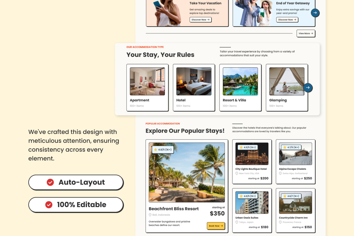 InnSight - Hotel Booking Web Landing Page