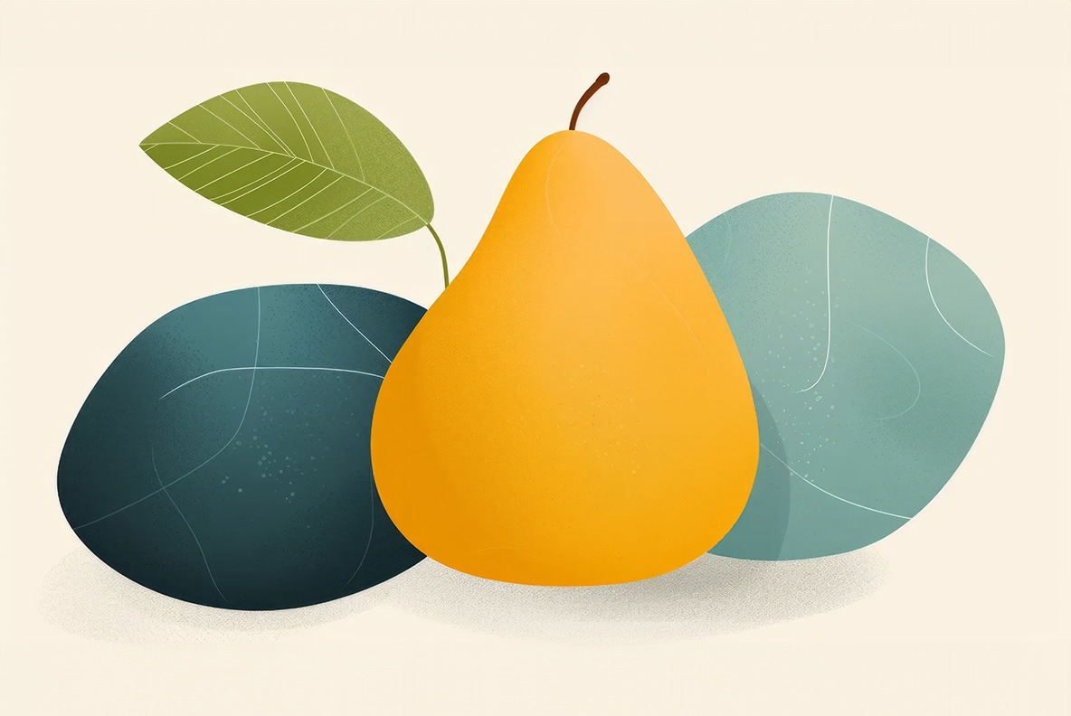 Fruits naive art Fruits naive art