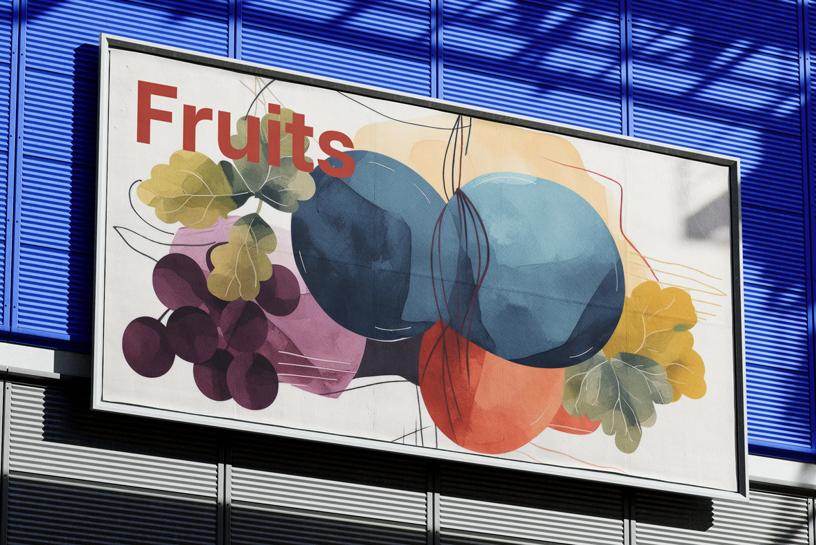 Fruits naive art Fruits naive art