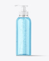 Clear Gel Bottle with Pump Mockup