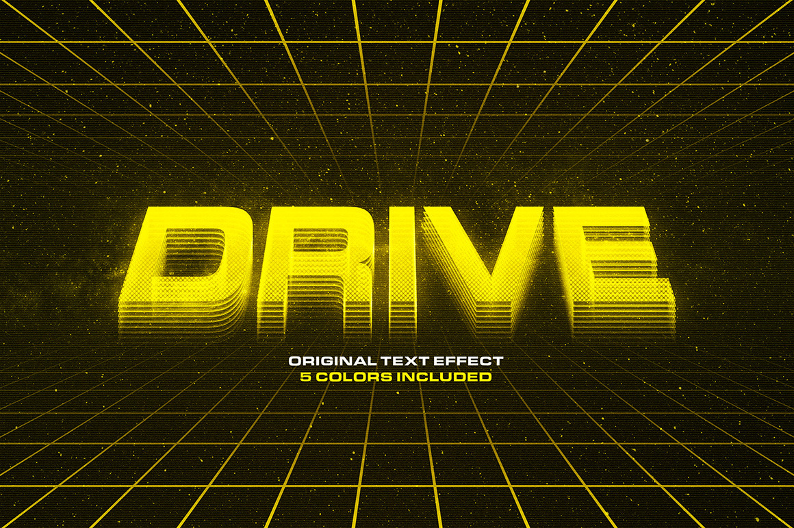 Retro Arcade Text Effect Retro Arcade Text Effect