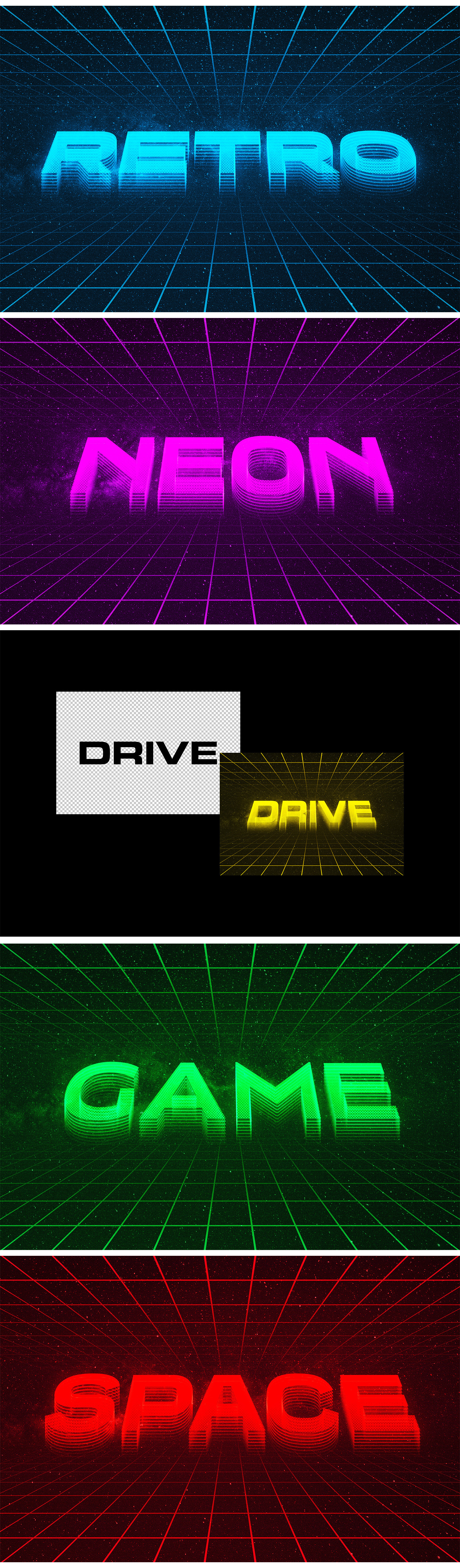 Retro Arcade Text Effect