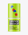 Glossy Lipstick Mockup