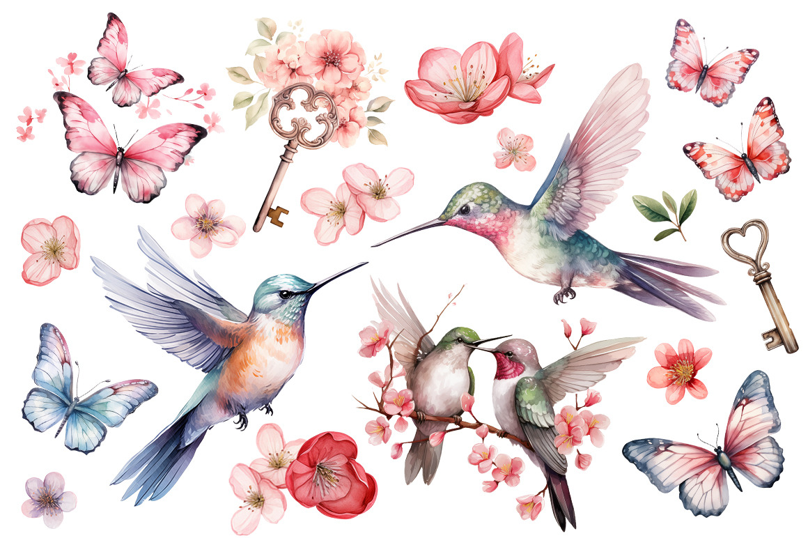 Watercolor Valentine Day PNG Watercolor Valentine Day PNG