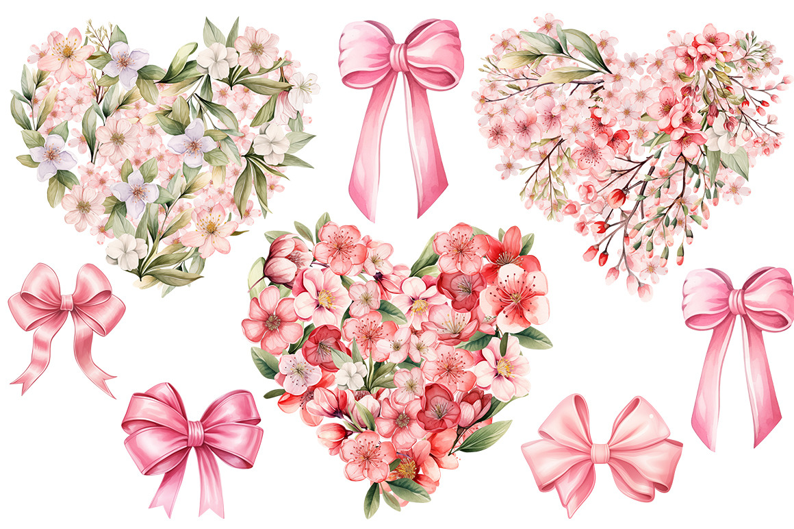 Watercolor Valentine Day PNG