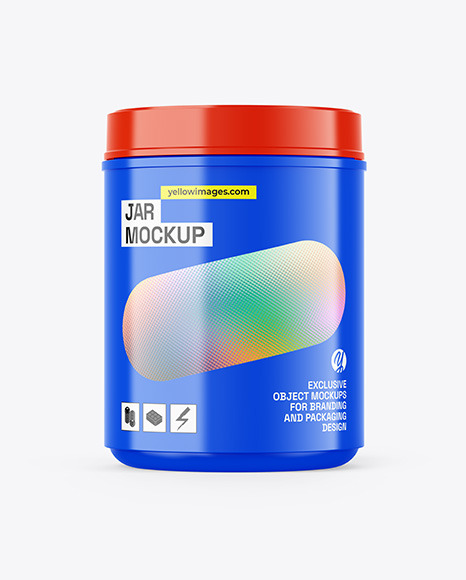 Glossy Jar Mockup