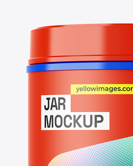 Glossy Jar Mockup