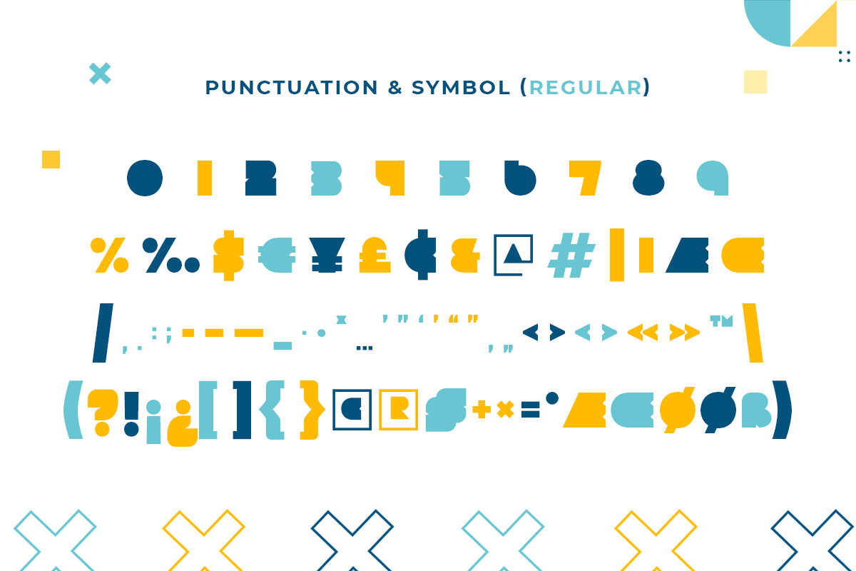 MARCO - Unique Geometric Display Font MARCO - Unique Geometric Display Font