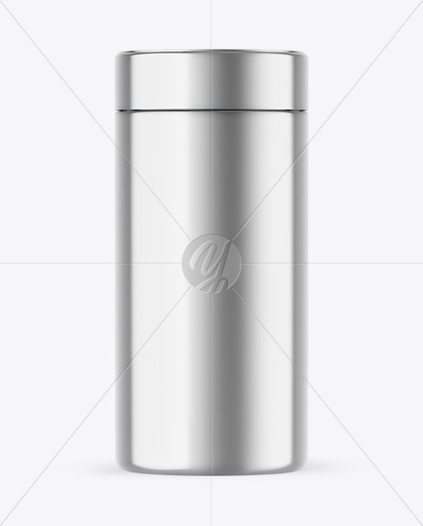 Metallic Protein Jar Mockup Metallic Protein Jar Mockup