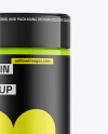 Glossy Protein Jar Mockup