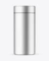 Matte Metallic Protein Jar Mockup Matte Metallic Protein Jar Mockup