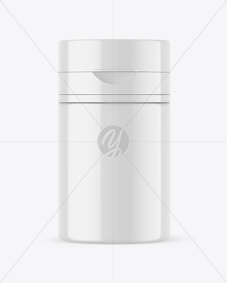 Glossy Cosmetic Bottle Mockup