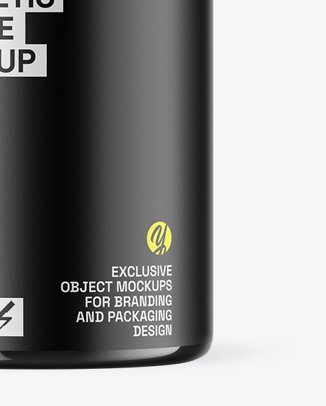 Dark Amber Cosmetic Bottle Mockup