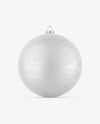 Glitter Christmas Ball Mockup