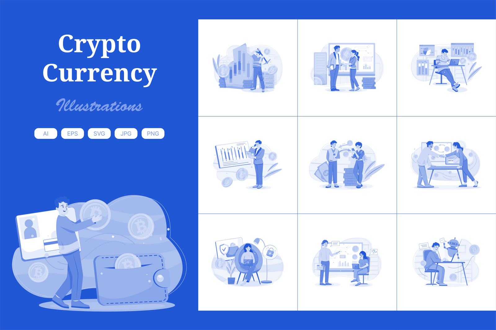M523_Cryptocurrency Illustration Pack M523_Cryptocurrency Illustration Pack
