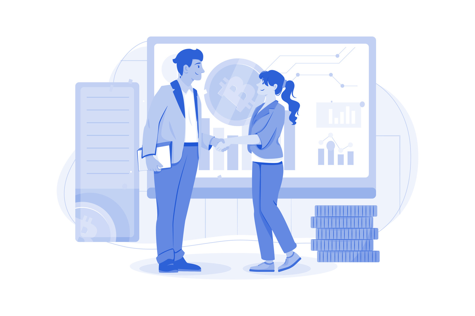 M523_Cryptocurrency Illustration Pack M523_Cryptocurrency Illustration Pack
