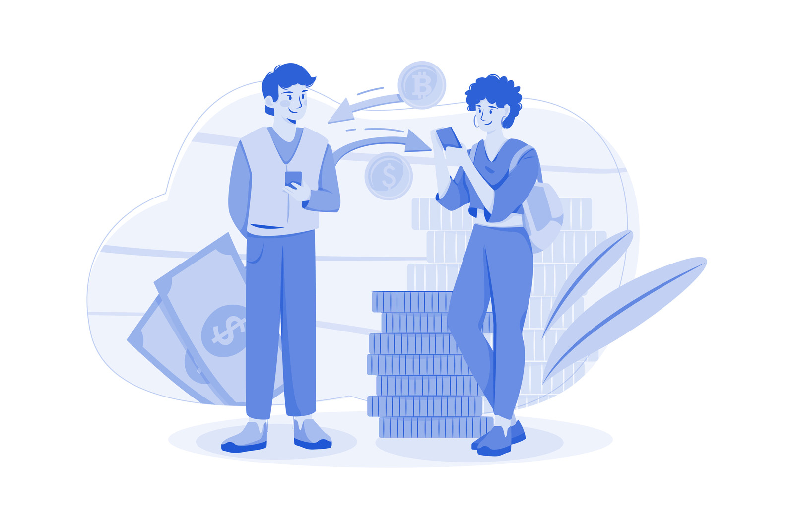 M523_Cryptocurrency Illustration Pack M523_Cryptocurrency Illustration Pack