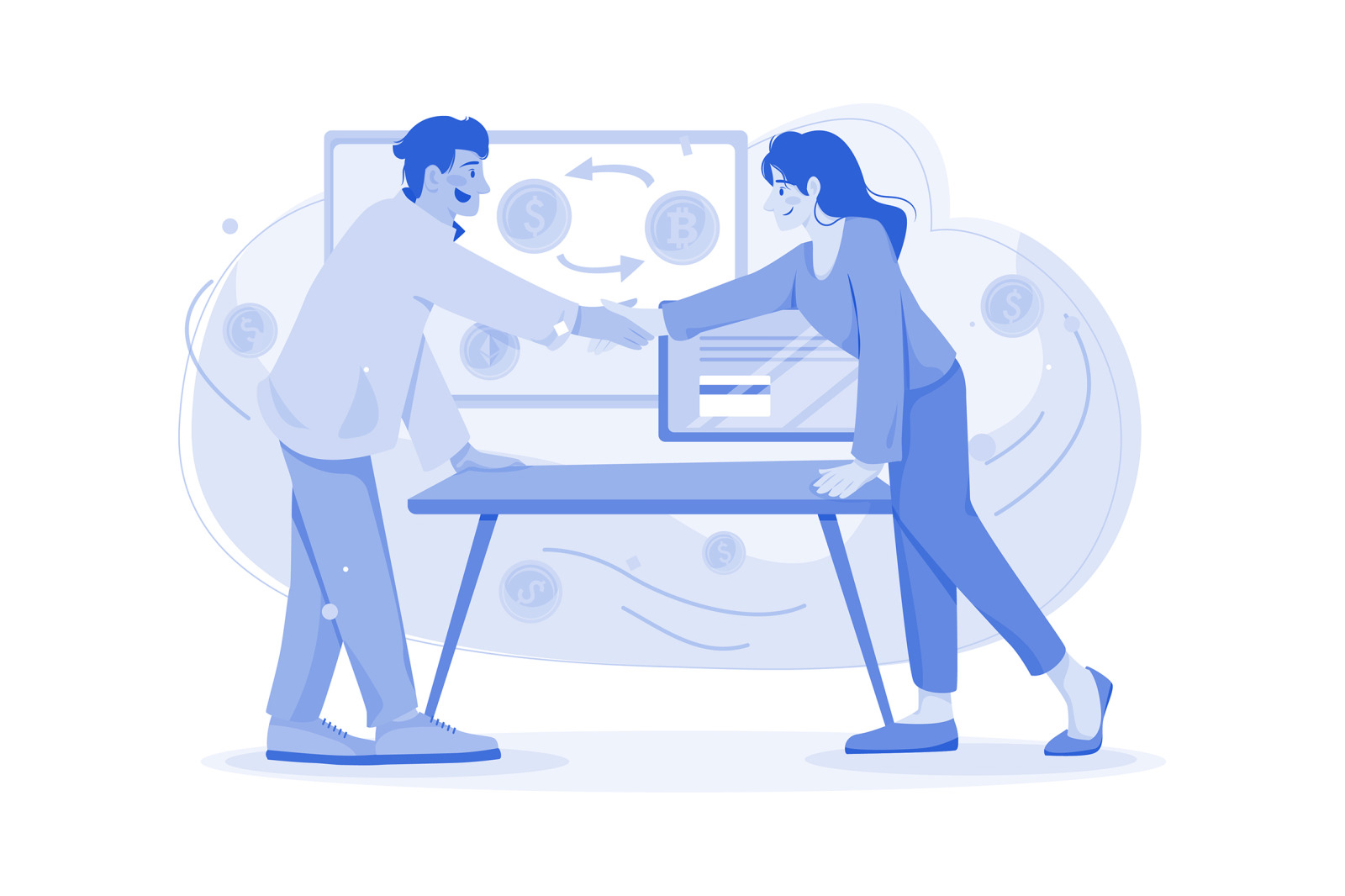 M523_Cryptocurrency Illustration Pack M523_Cryptocurrency Illustration Pack