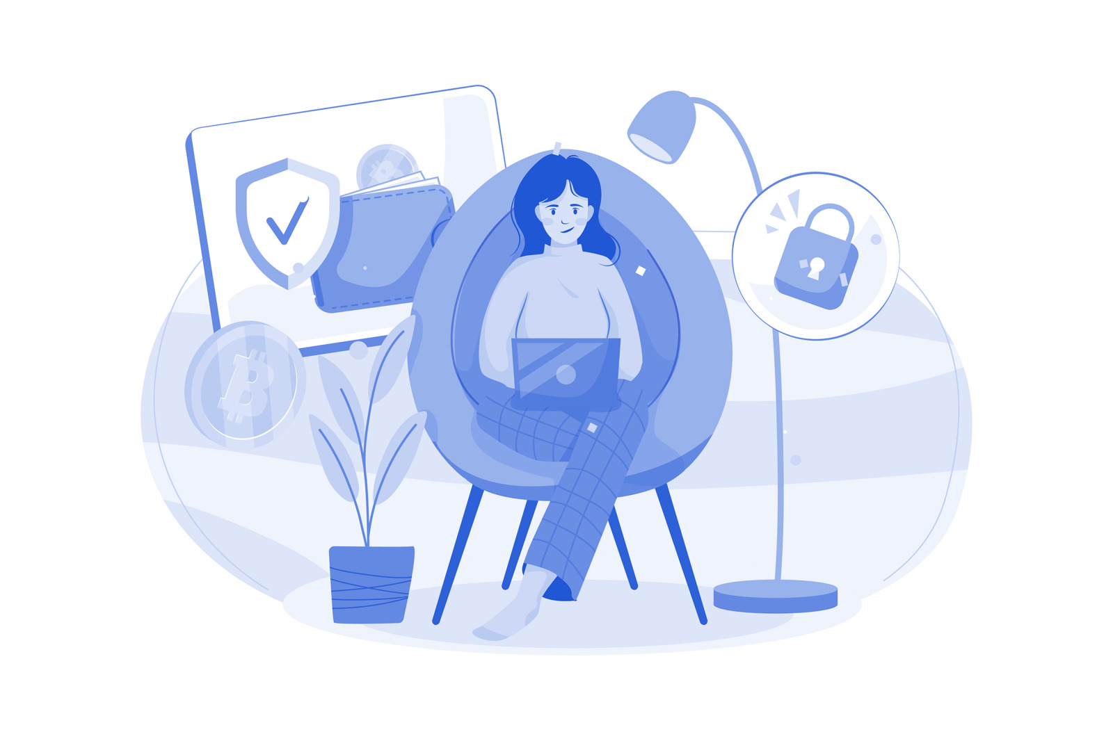 M523_Cryptocurrency Illustration Pack M523_Cryptocurrency Illustration Pack