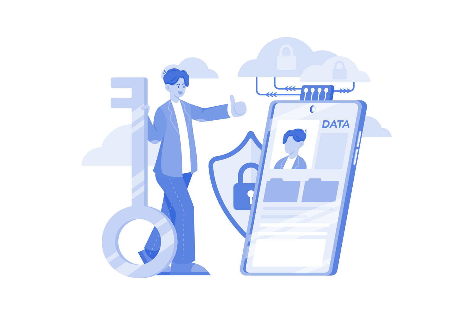 M524_Cyber Security Illustration Pack M524_Cyber Security Illustration Pack