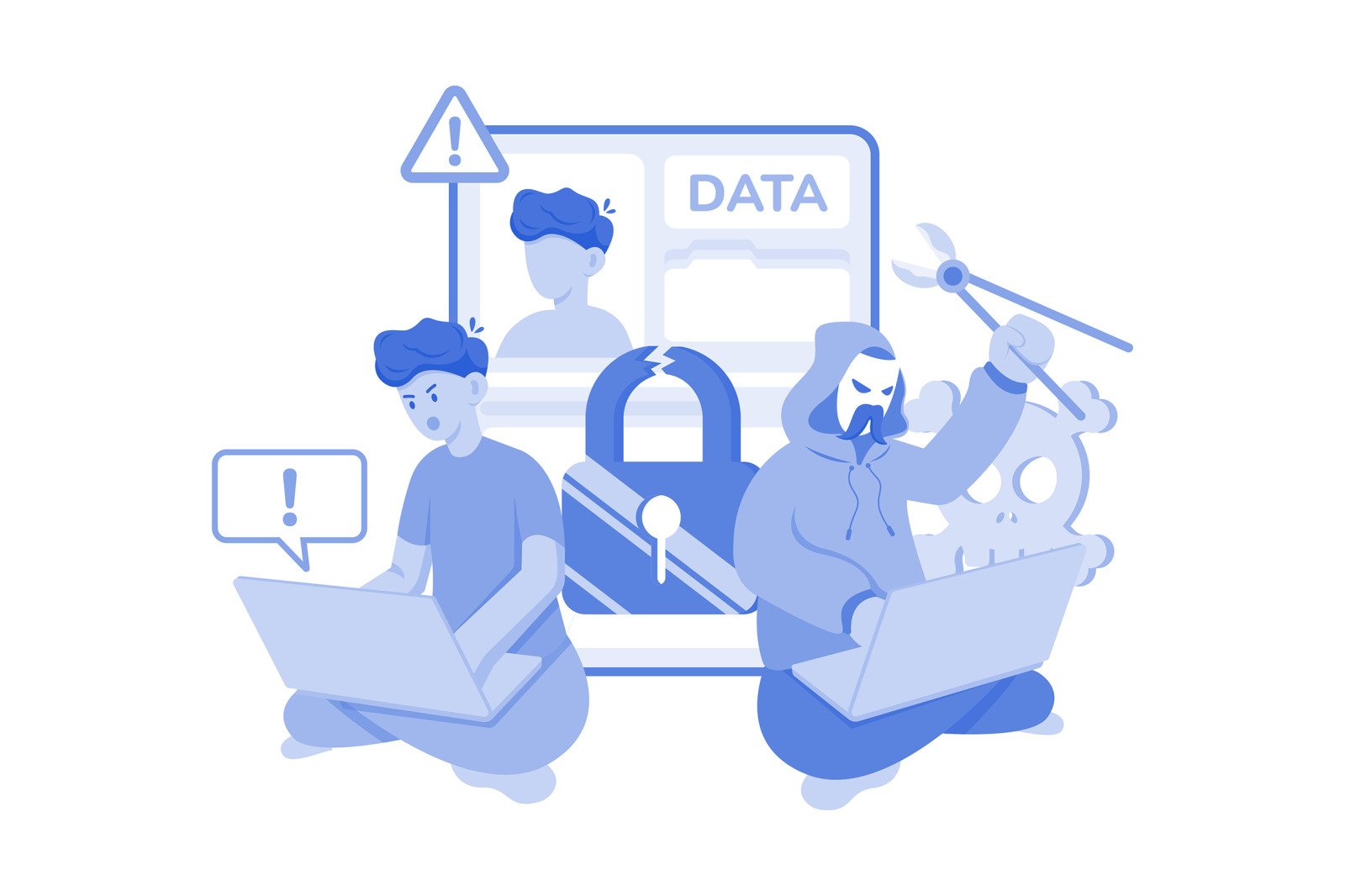 M524_Cyber Security Illustration Pack M524_Cyber Security Illustration Pack