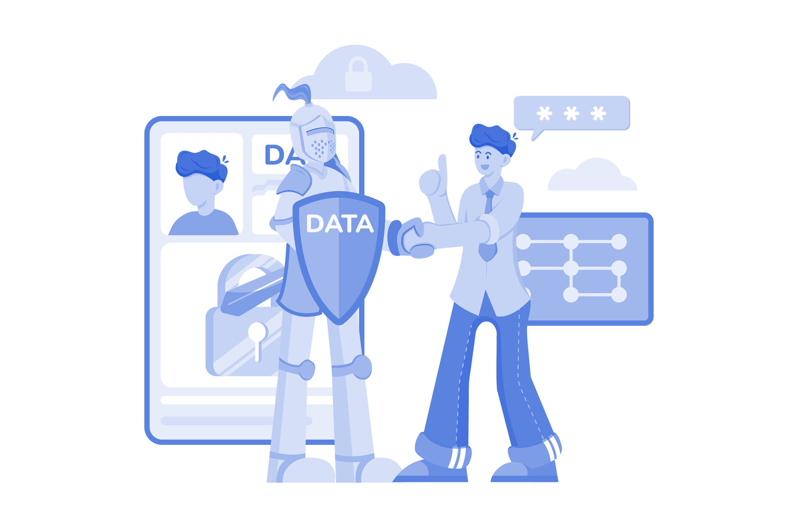 M524_Cyber Security Illustration Pack M524_Cyber Security Illustration Pack