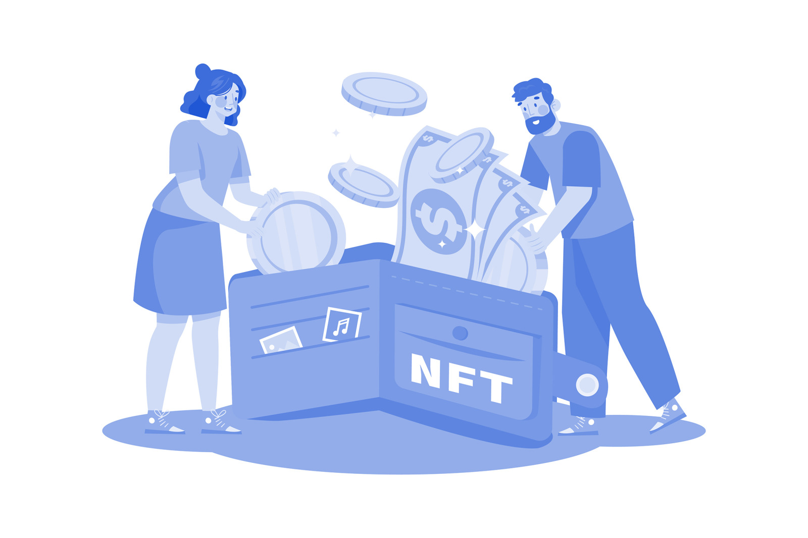 M525_NFT &amp; Crypto Illustration Pack