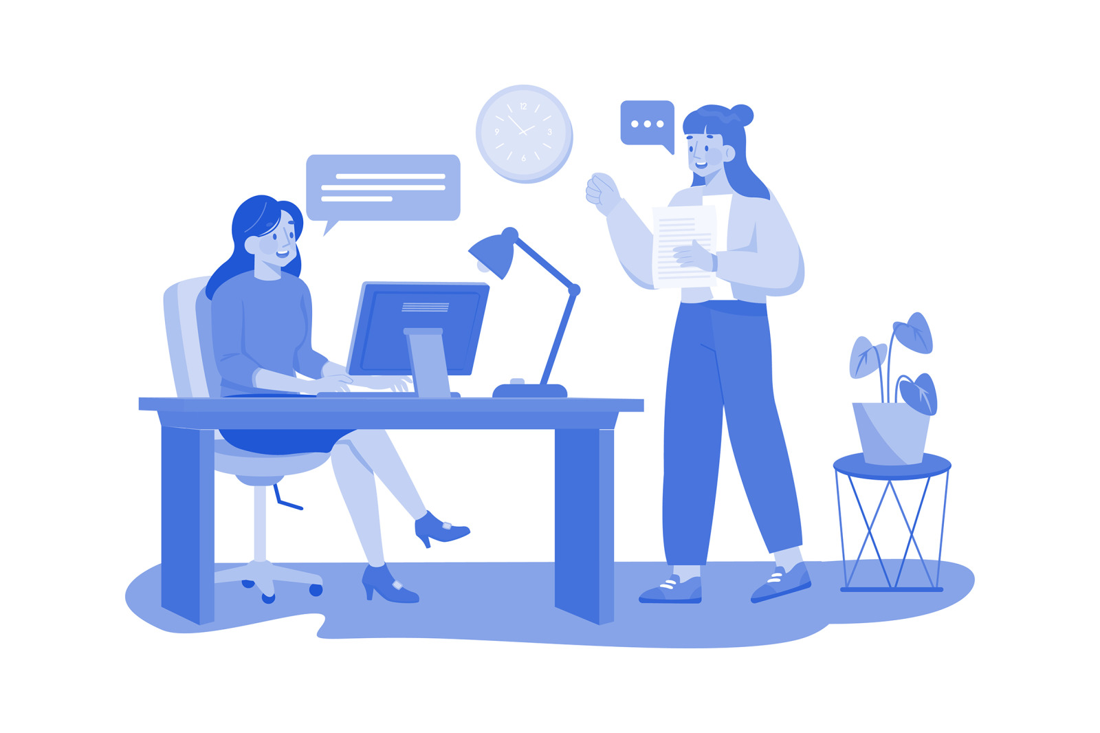 M527_Remote Working Illustration Pack M527_Remote Working Illustration Pack