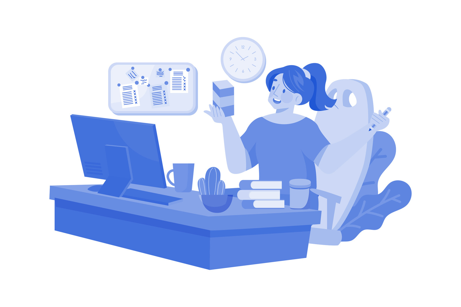 M527_Remote Working Illustration Pack M527_Remote Working Illustration Pack