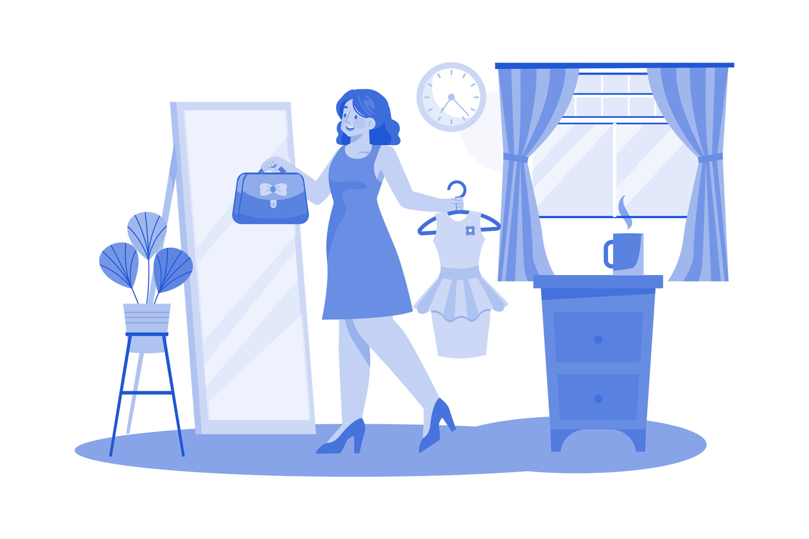 M527_Remote Working Illustration Pack M527_Remote Working Illustration Pack