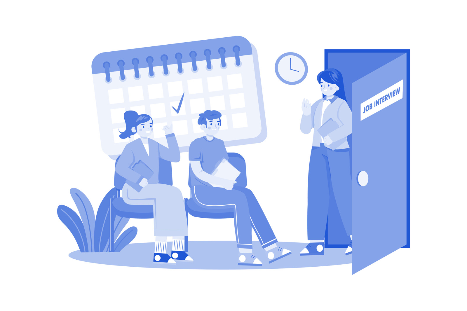 M528_Interview & Hiring Illustration Pack M528_Interview & Hiring Illustration Pack